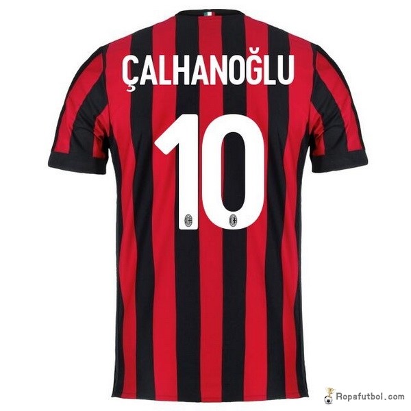 Camiseta AC Milan Replica Primera Ropa Calhanoglu 2017/18